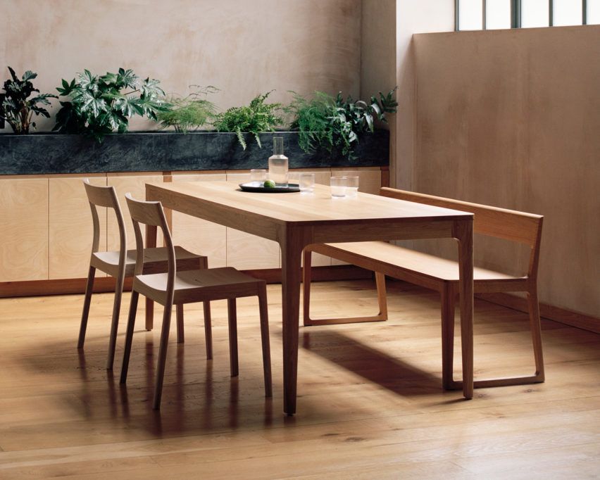 Portsmouth bench designed by Barber Osgerby.