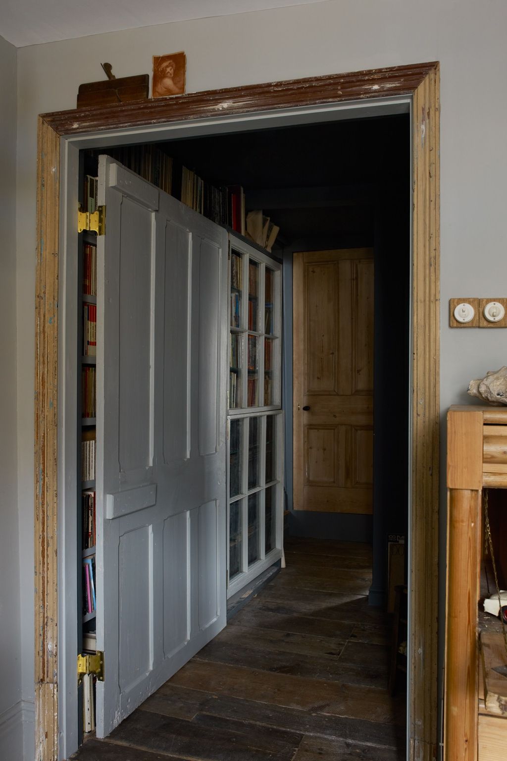 Image may contain Wood Flooring Door Floor Hardwood and Plywood