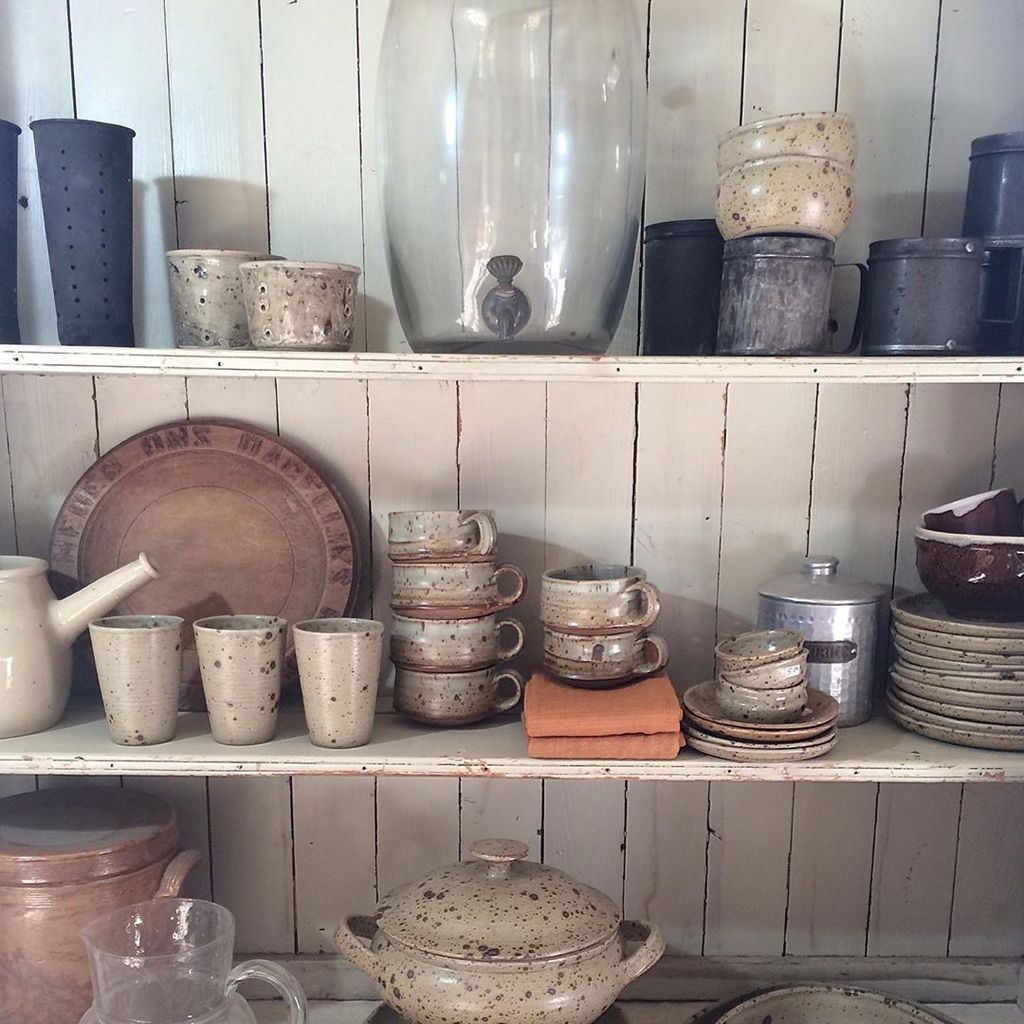 Image may contain Furniture Shelf Cupboard Closet and Bowl