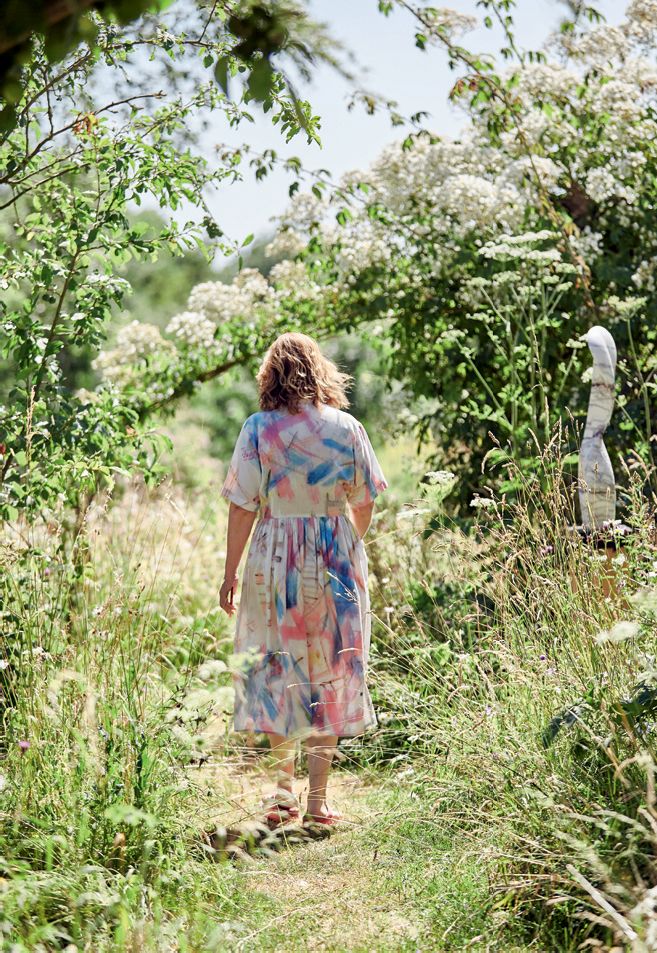 Rosie in the meadow.