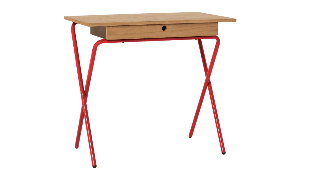 Image may contain Furniture Desk and Table