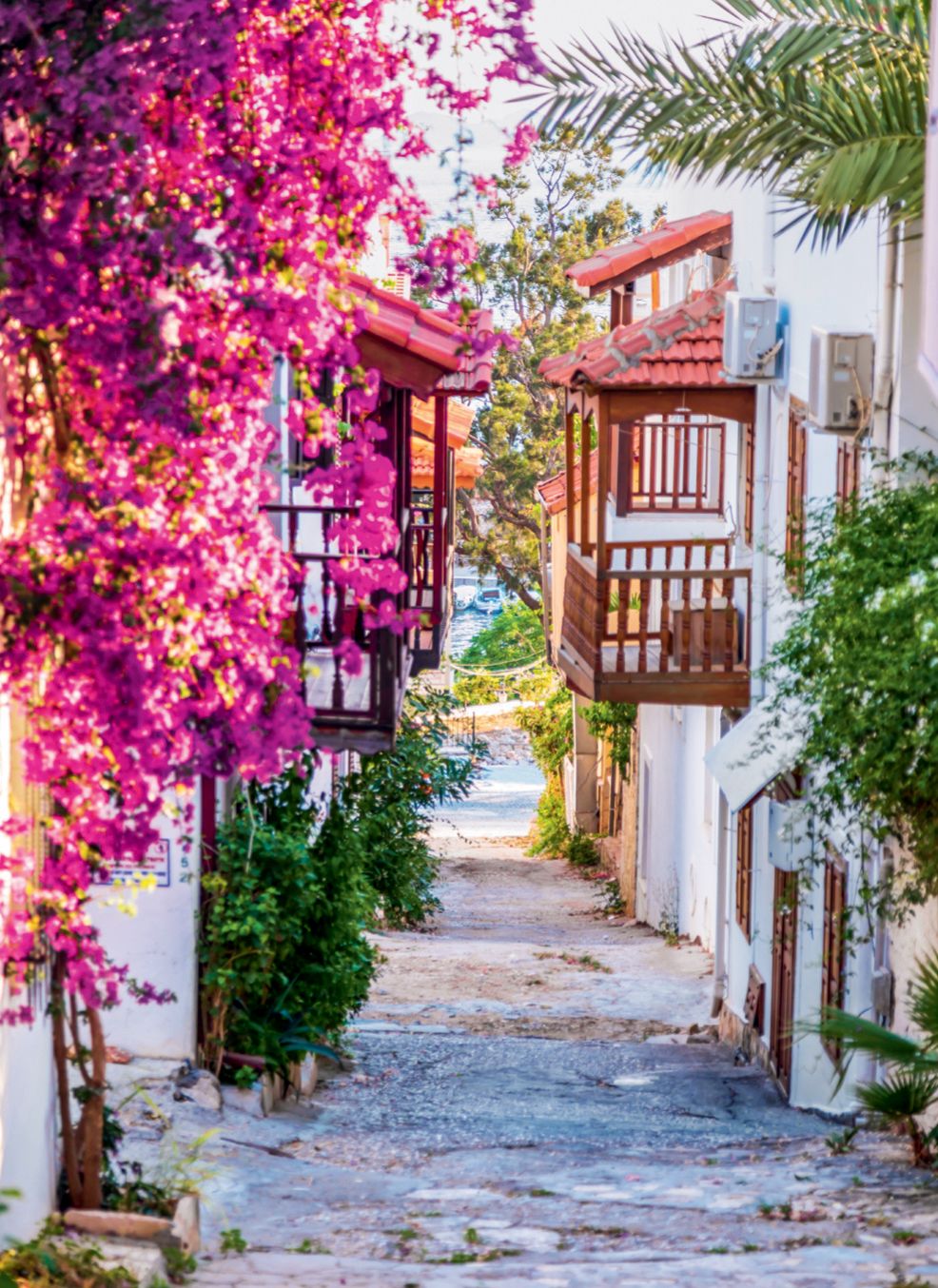 The picturesque streets of Kalkan.