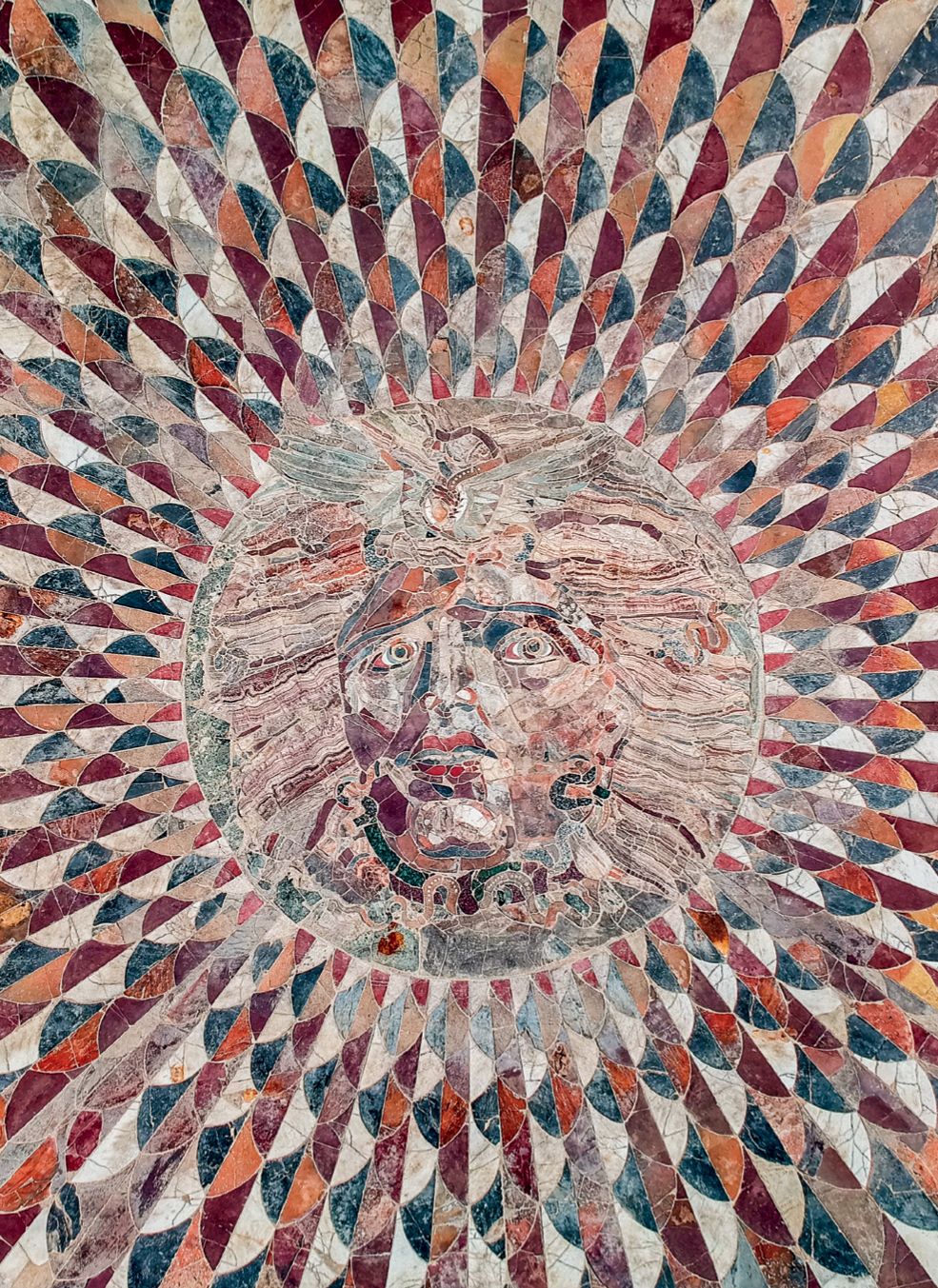 The Medusa mosaic in Kibyra.