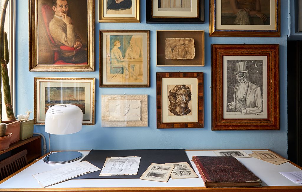 Image may contain Human Person Art Art Gallery and Furniture