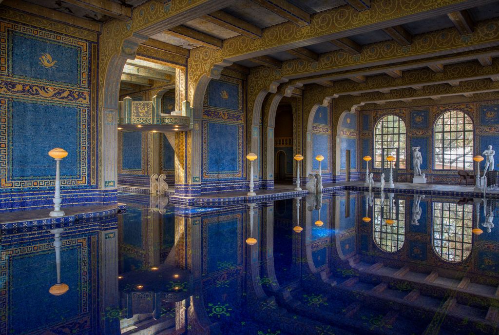 Image may contain Water Corridor Pool Floor and Building