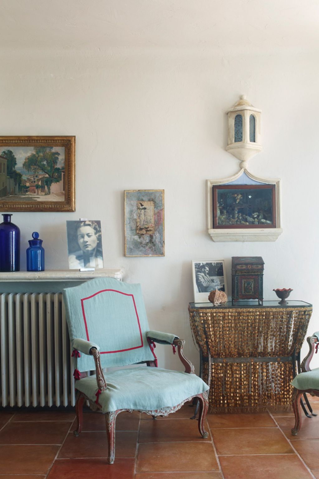 Blue Armchair Casamidy House in South of France | Real Homes