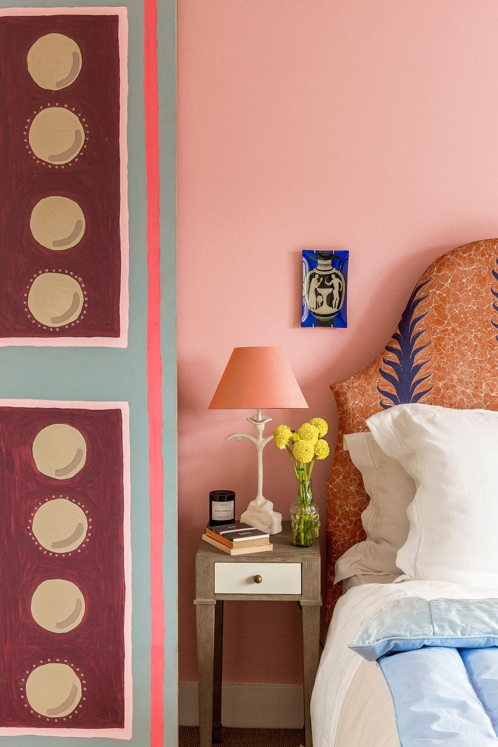 Image may contain Indoors Room Bedroom Lamp Table Lamp Furniture and Living Room