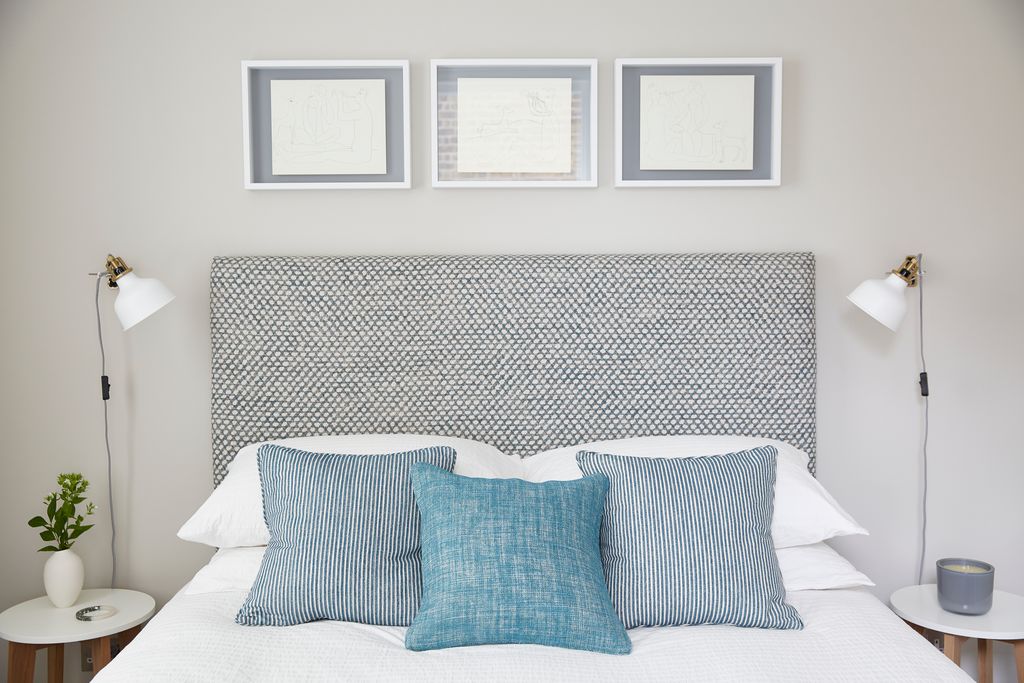 ‘Alderman 51 for 2.5 litres marble matt emulsion from Mylands.   Also look at White Doe by Craig  Rose.