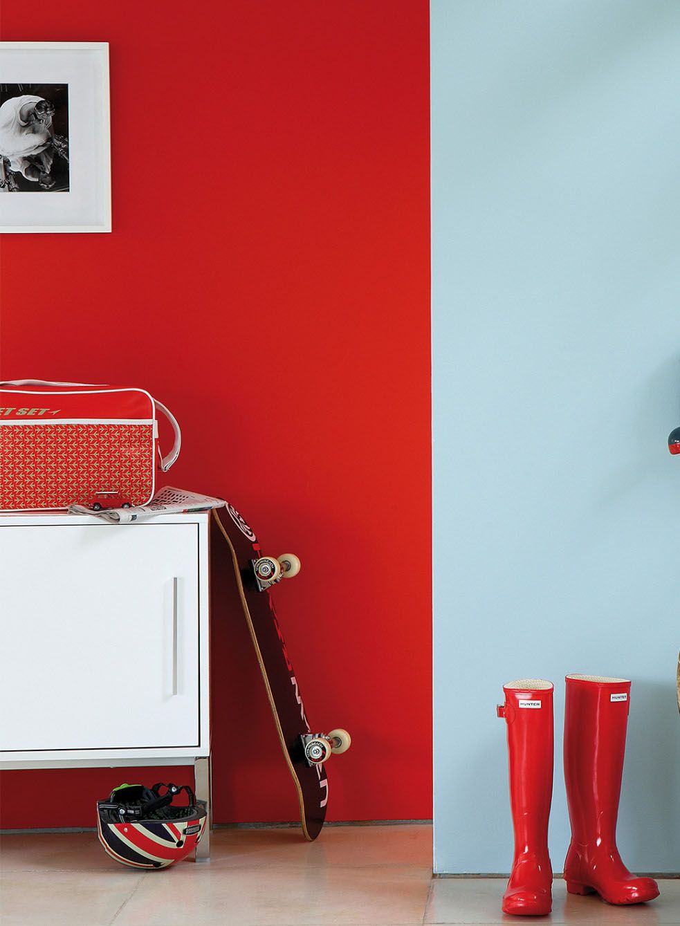 Whereas with the dark colours we celebrate subtlety and complexity these brights are unabashedly themselves Medici Green...