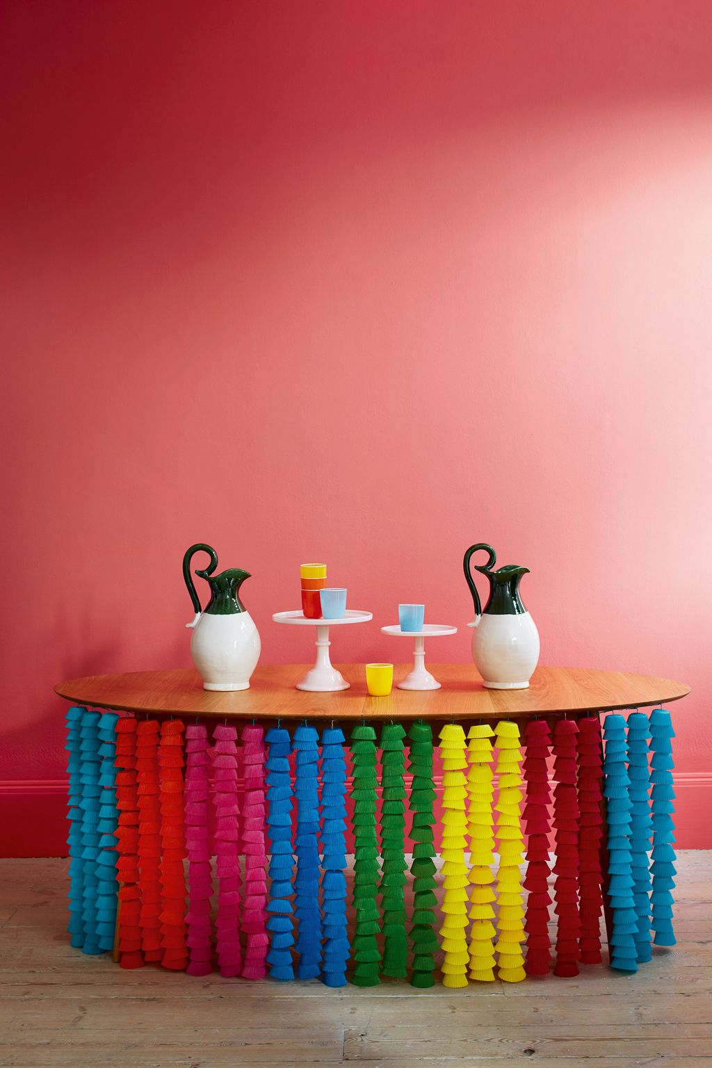 Image may contain Pottery Furniture Art Porcelain Shelf and Jug