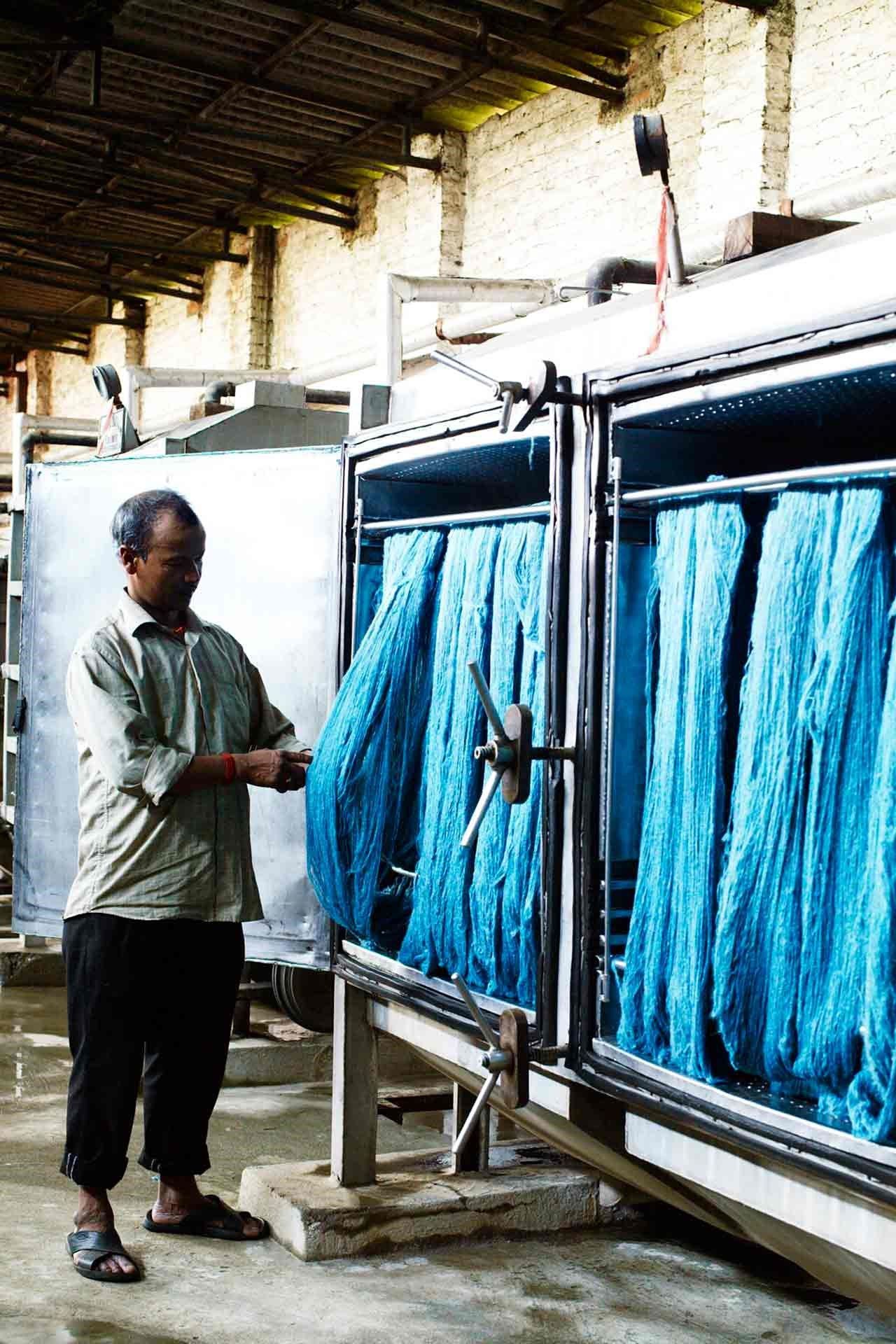 In Nepal with the The Rug Company's skilled weavers