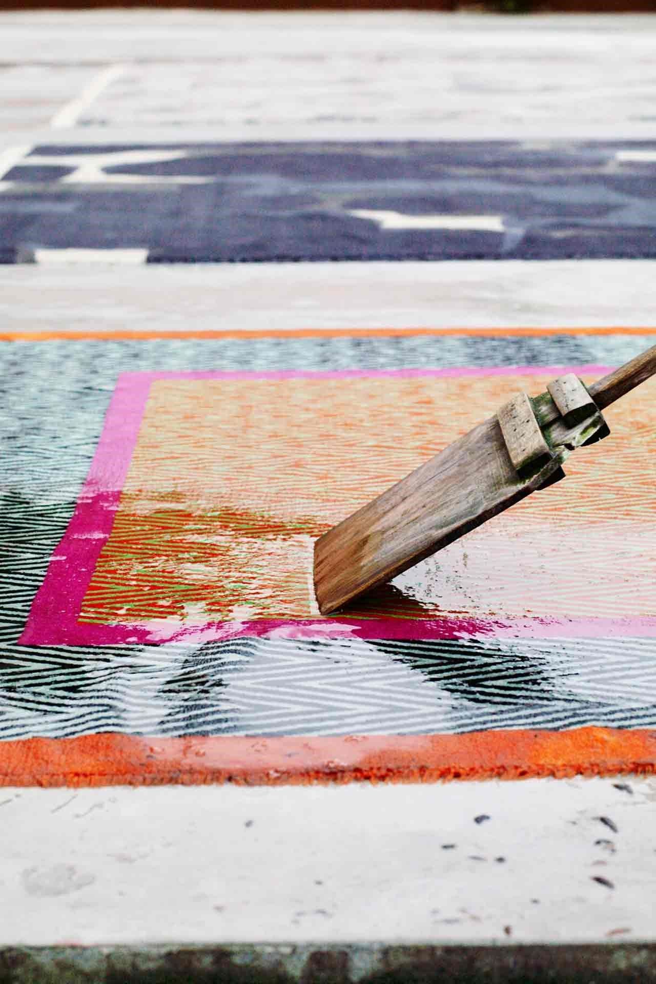 In Nepal with the The Rug Company's skilled weavers