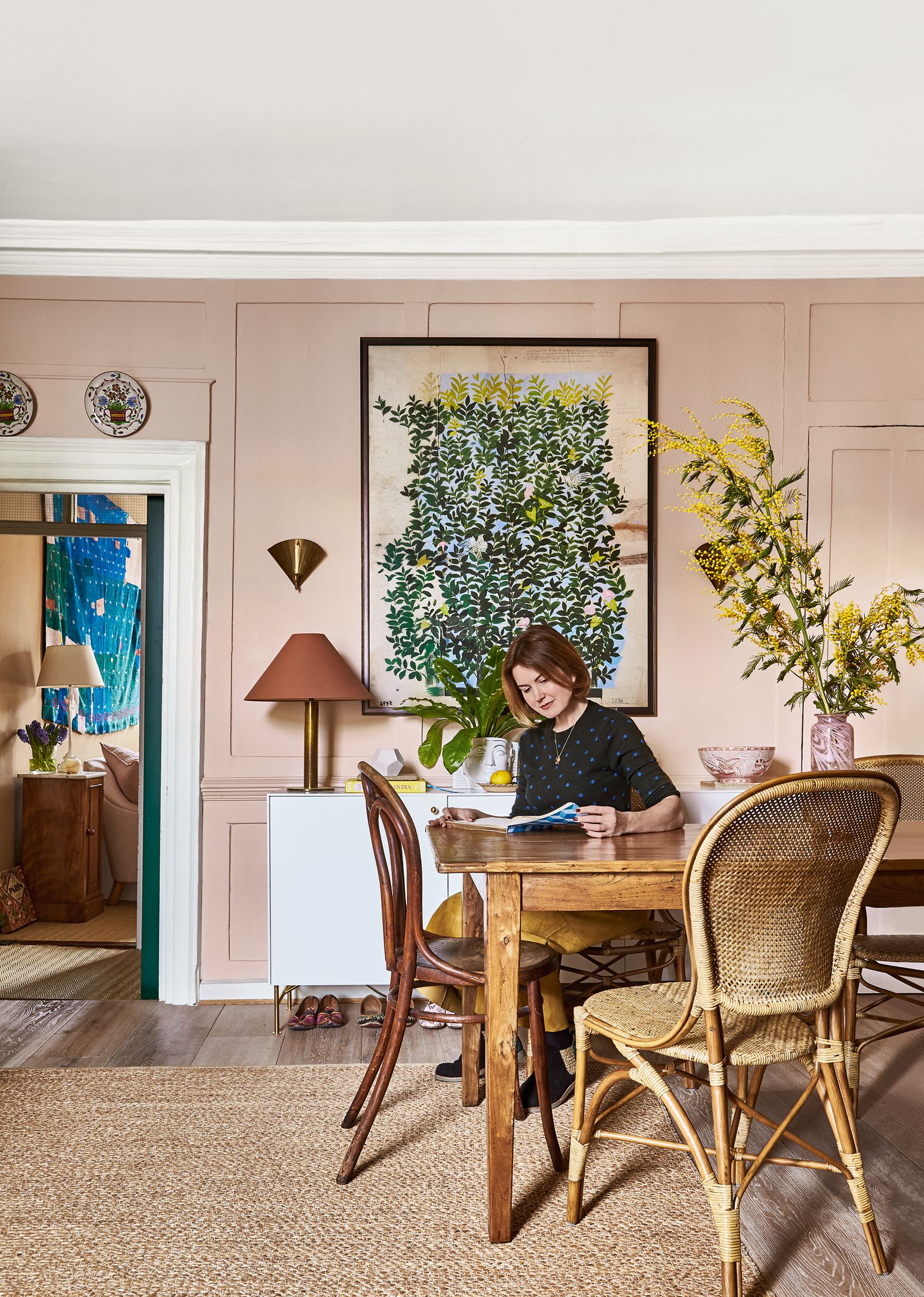 Gabby in her Bloomsbury flat