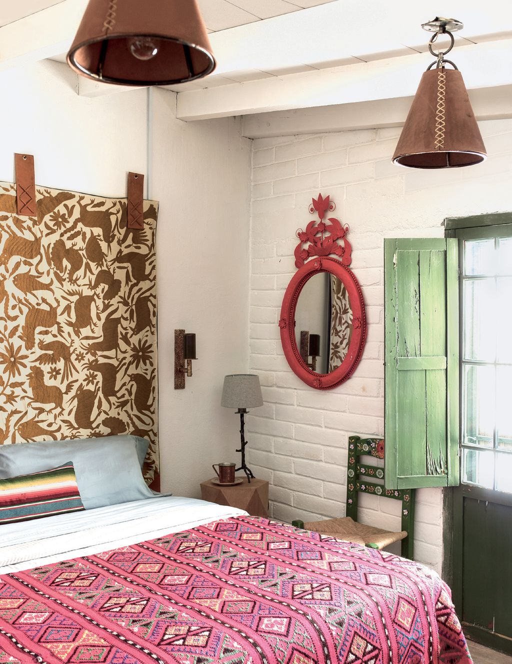 Image may contain Room Bedroom Indoors Interior Design Furniture Bed and Home Decor