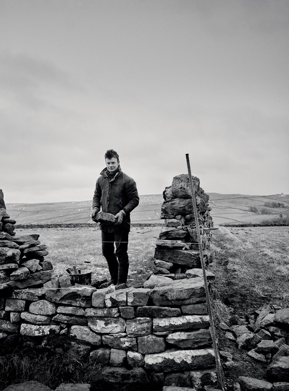 Jonny Lloyd dry stone waller