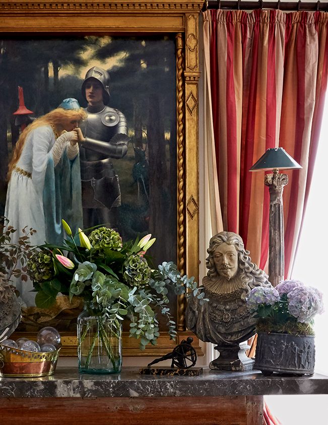 Image may contain Human Person Plant Art Painting Flower Flower Arrangement and Blossom