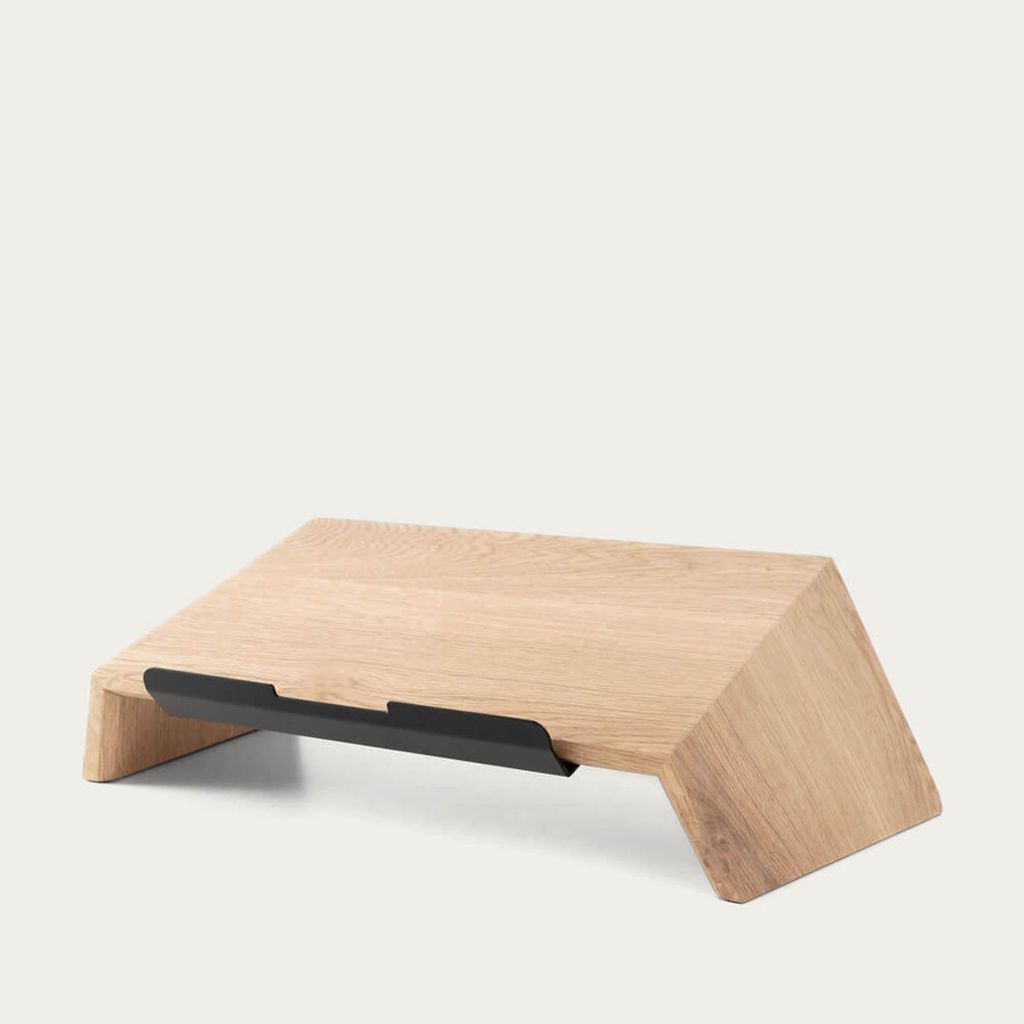 Oak Wooden Laptop Stand 117 from Bombinate.  buttongroup Shop now