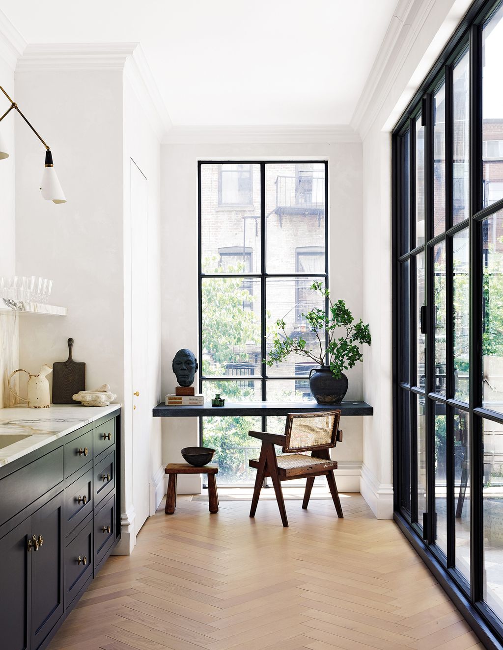 No one covets a floortoceiling window more than a New Yorker. While it might seem counterintuitive to have obscured it I...