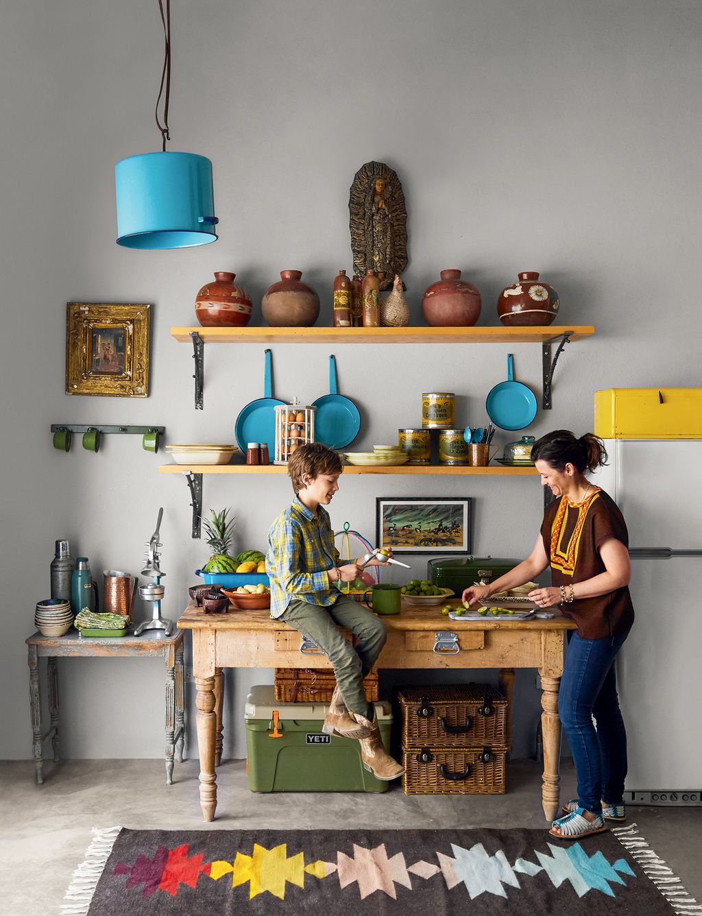 Image may contain Human Person Shelf Furniture Screen Electronics Monitor Display Lcd Screen Table and Desk
