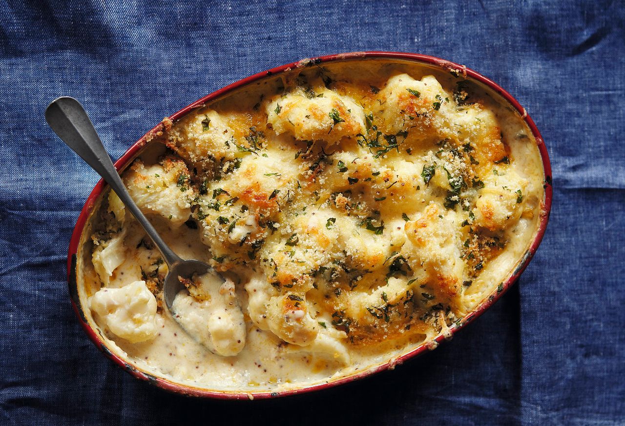 A comforting cauliflower cheese recipe