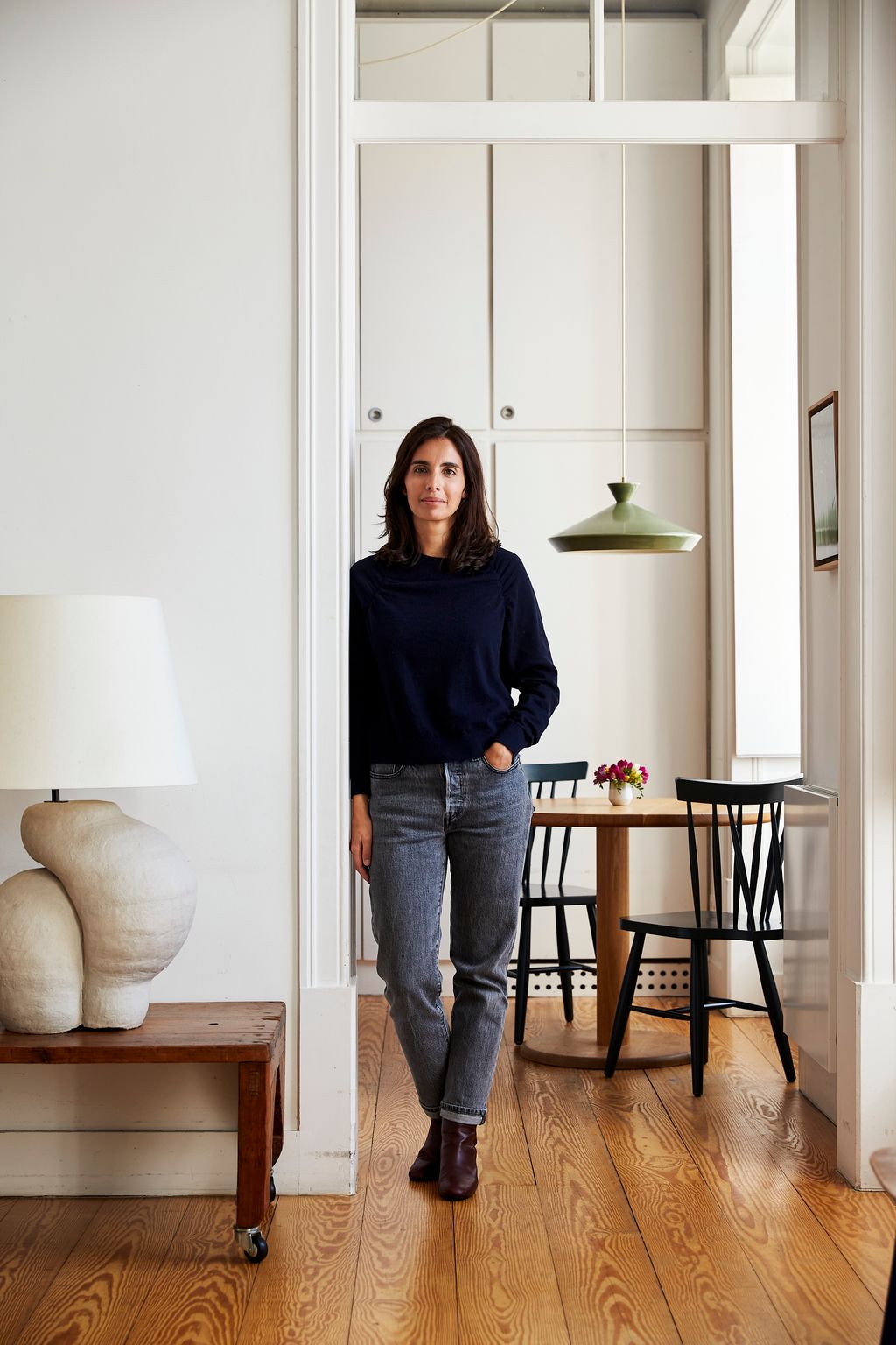 Ana in her apartment.