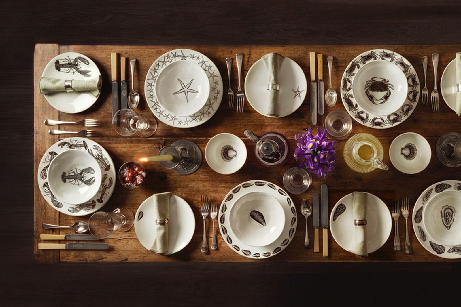 Handmade and hand finished ceramics inspired by the ocean from artist Tom Rooth