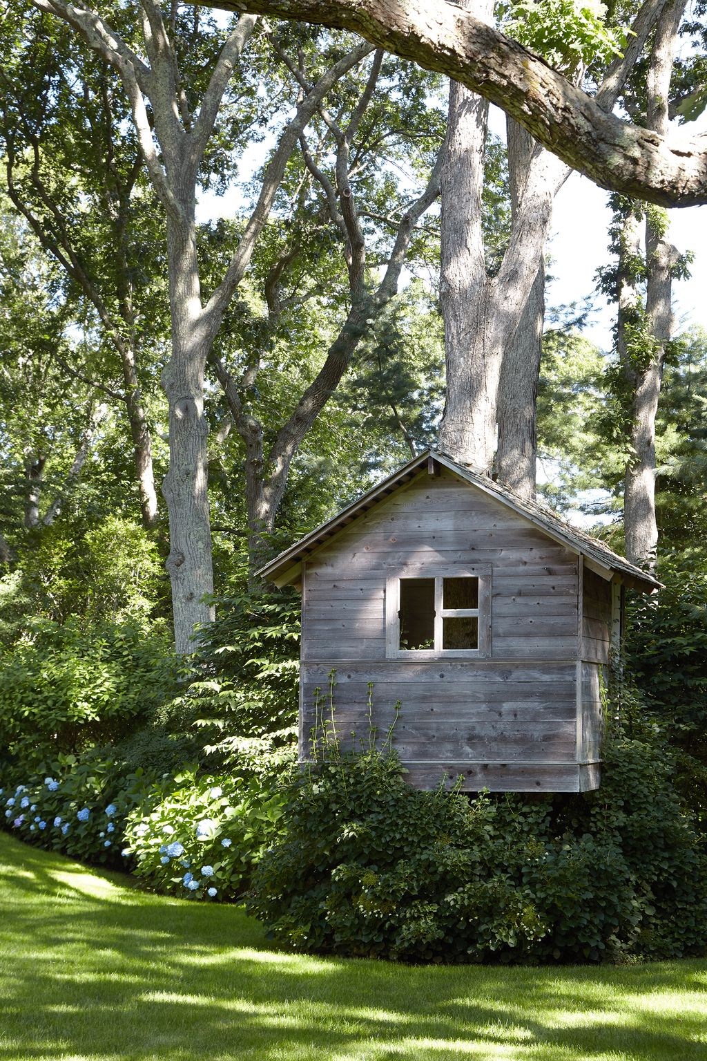 A tree house was a favorite hideout for Lauder and Zitenhofers two young boys who are now grown.