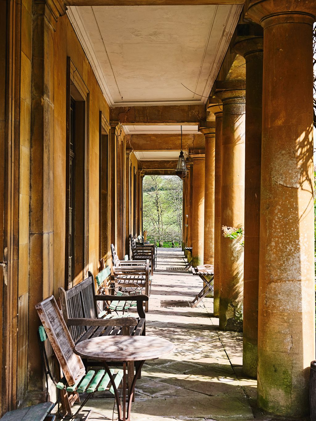 The Regency portico.