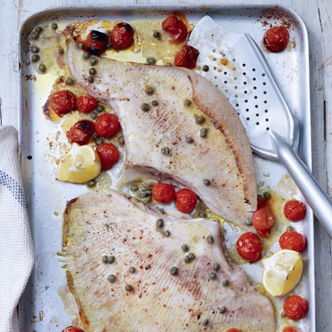 Roasted skate wing recipe