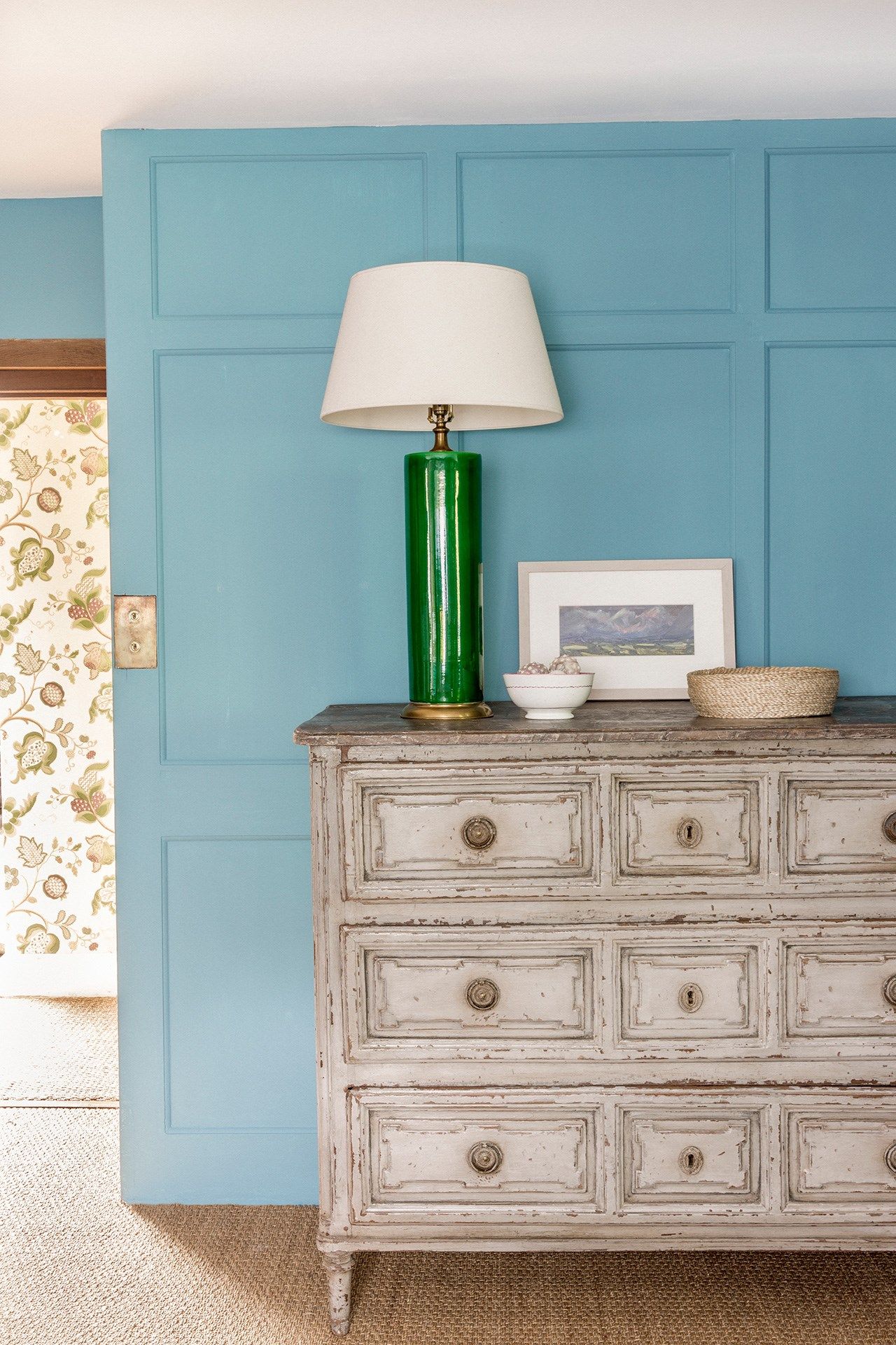 Image may contain Furniture Cabinet Dresser and Lamp