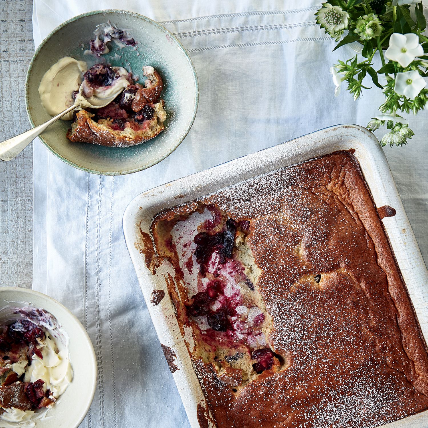 Cherry clafoutis