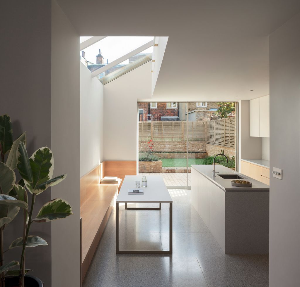 Image may contain Building Architecture Window Skylight Flooring Home Decor and Indoors