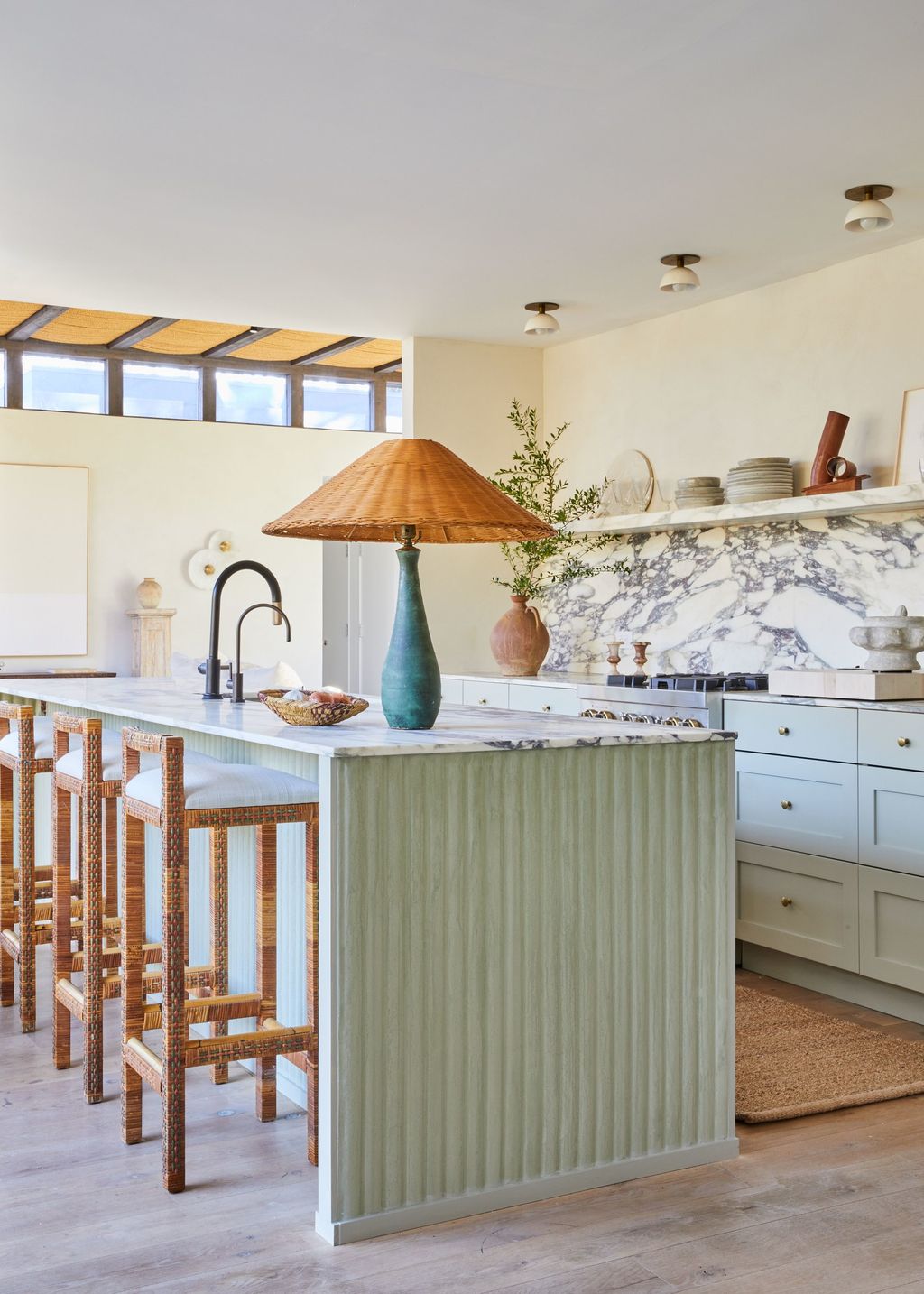 Image may contain Indoors Room Kitchen Island and Kitchen