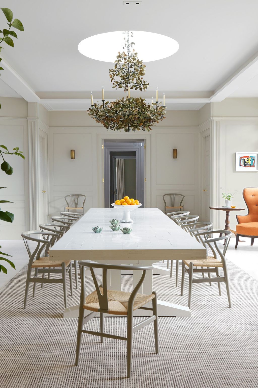 Image may contain Furniture Chair Indoors Room Dining Room Interior Design Table and Dining Table