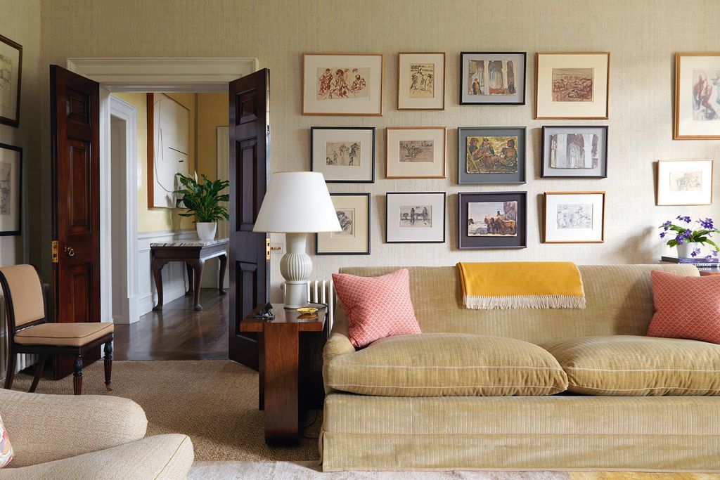 This plush and comfortable room adjoins the south hall.