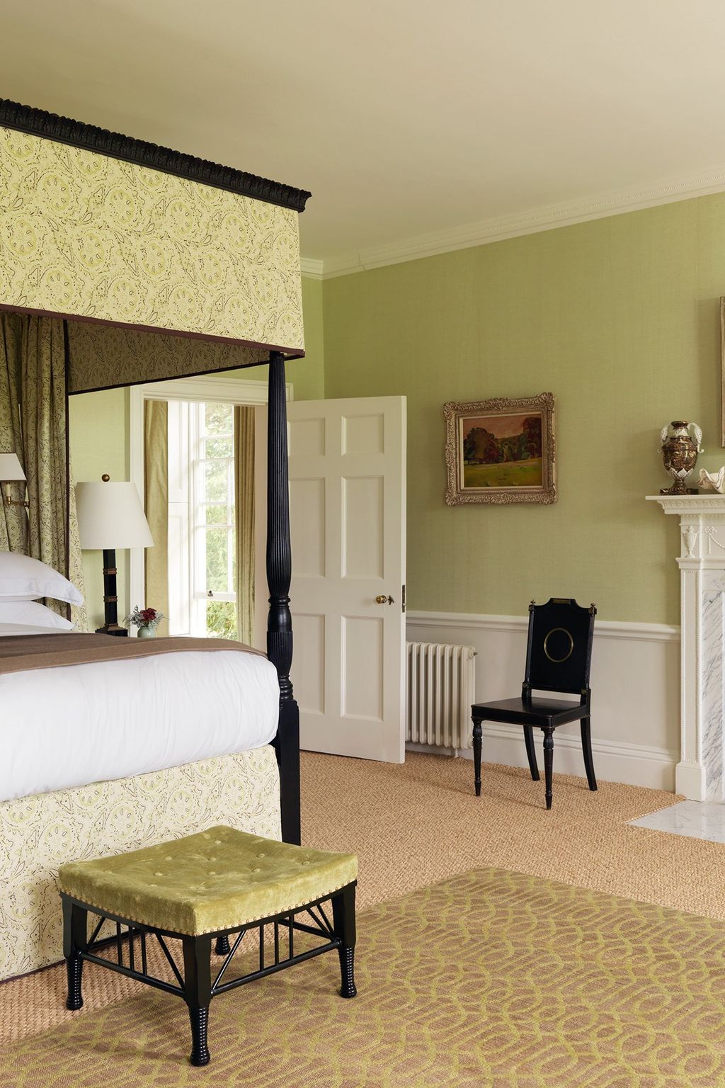 Image may contain Flooring Furniture Room Indoors Living Room Bedroom Interior Design Home Decor Wood and Floor