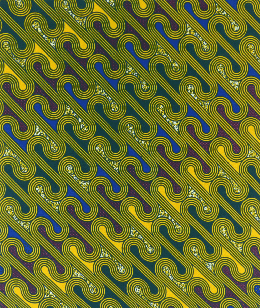 ‘Ribbons  African cotton waxprint 16.40 from African Fabric.  A traditional African waxprint made in Ghana this would...