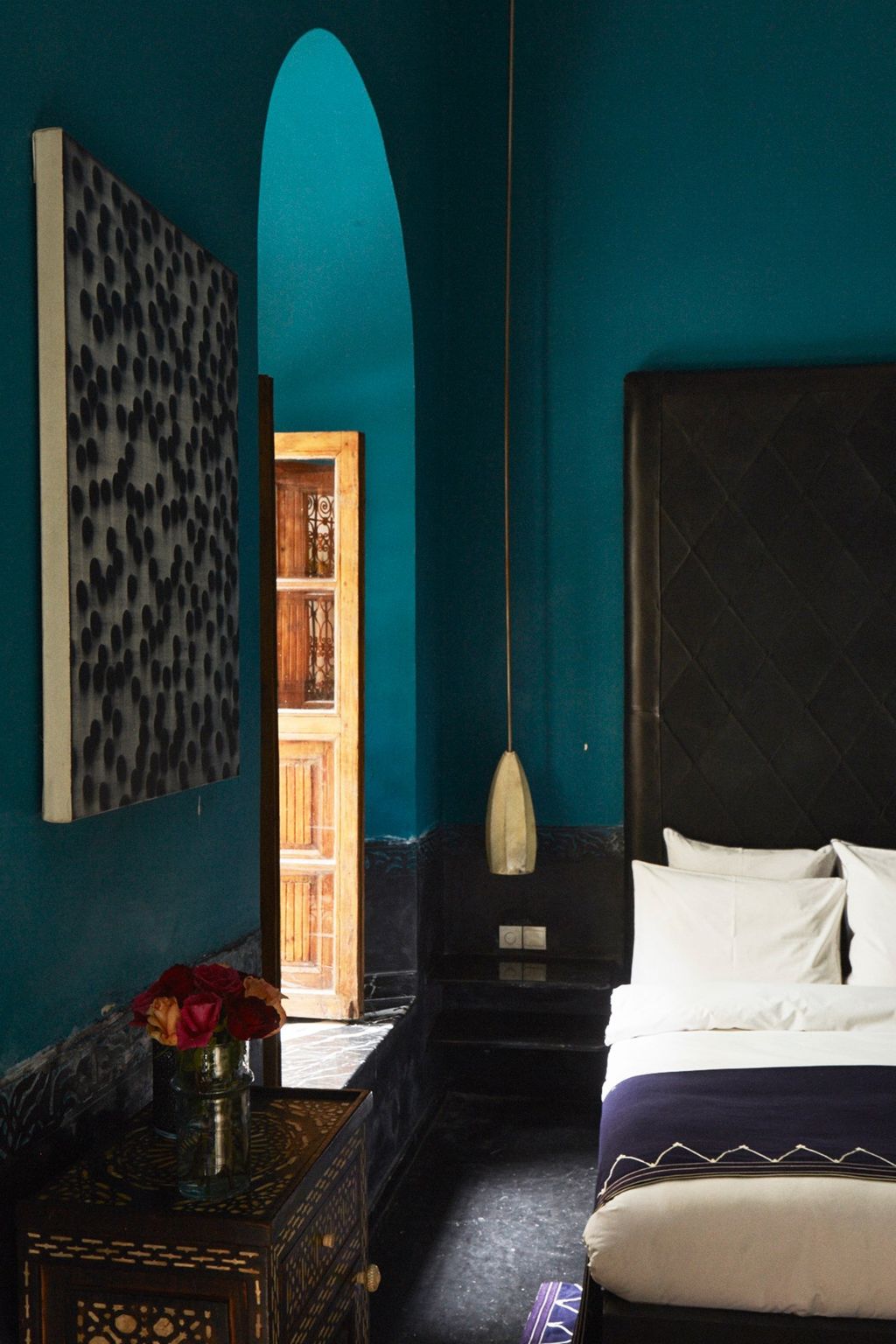 Bedroom Arch | Vanessa Branson's Marrakech Hotel and London Home