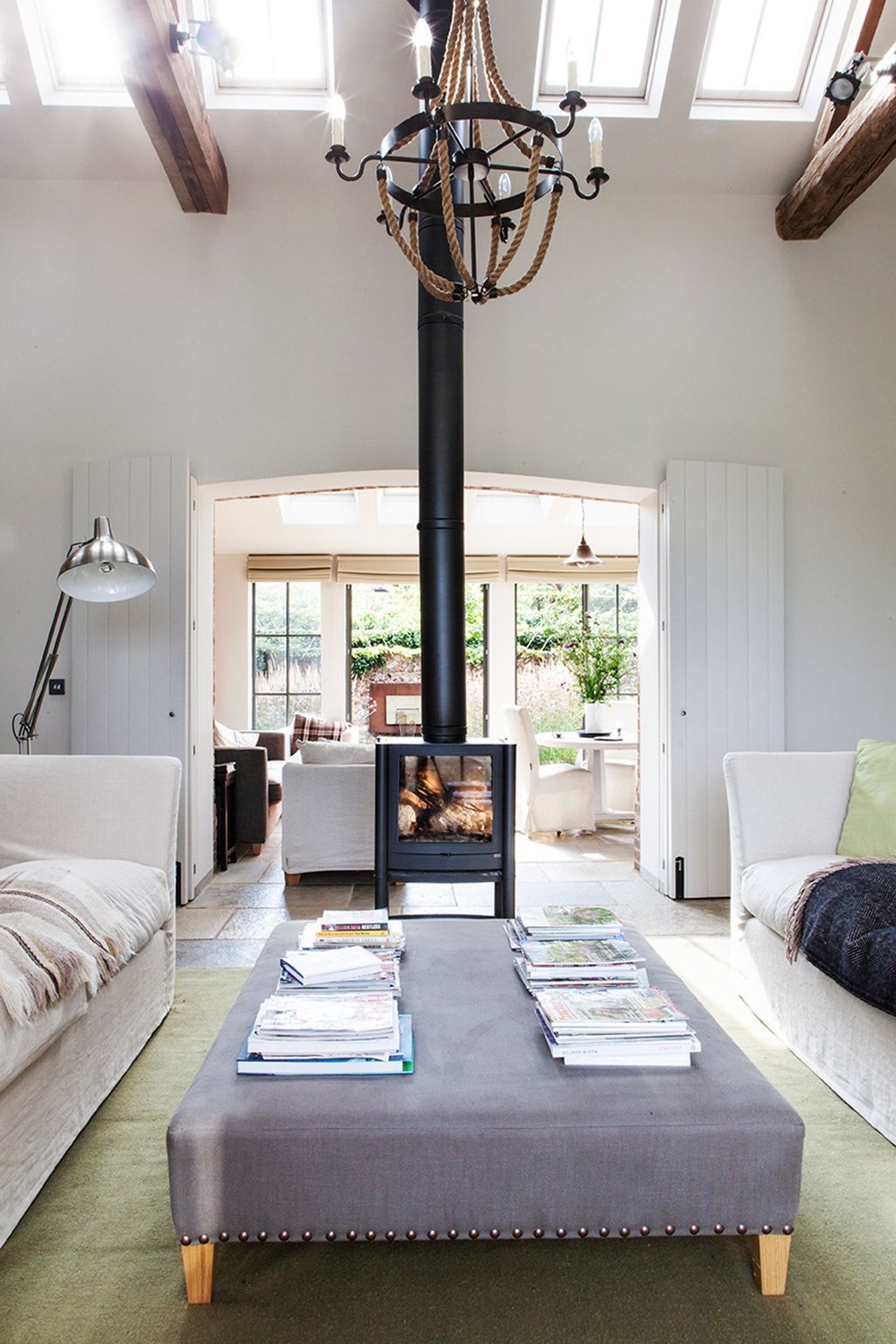 Ottoman  White Country Barn Conversion | Real Homes