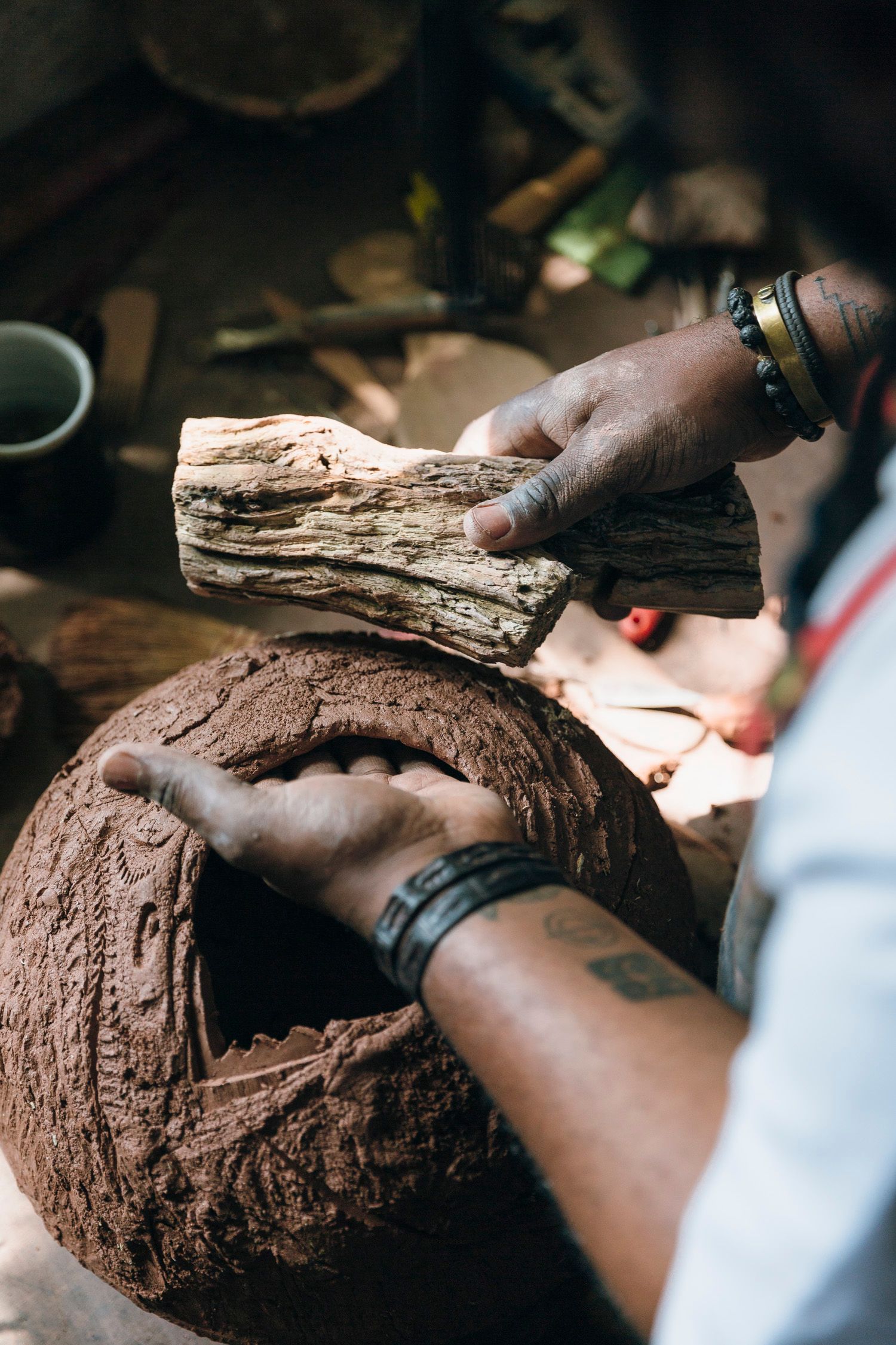 Image may contain Wood Human Person and Finger