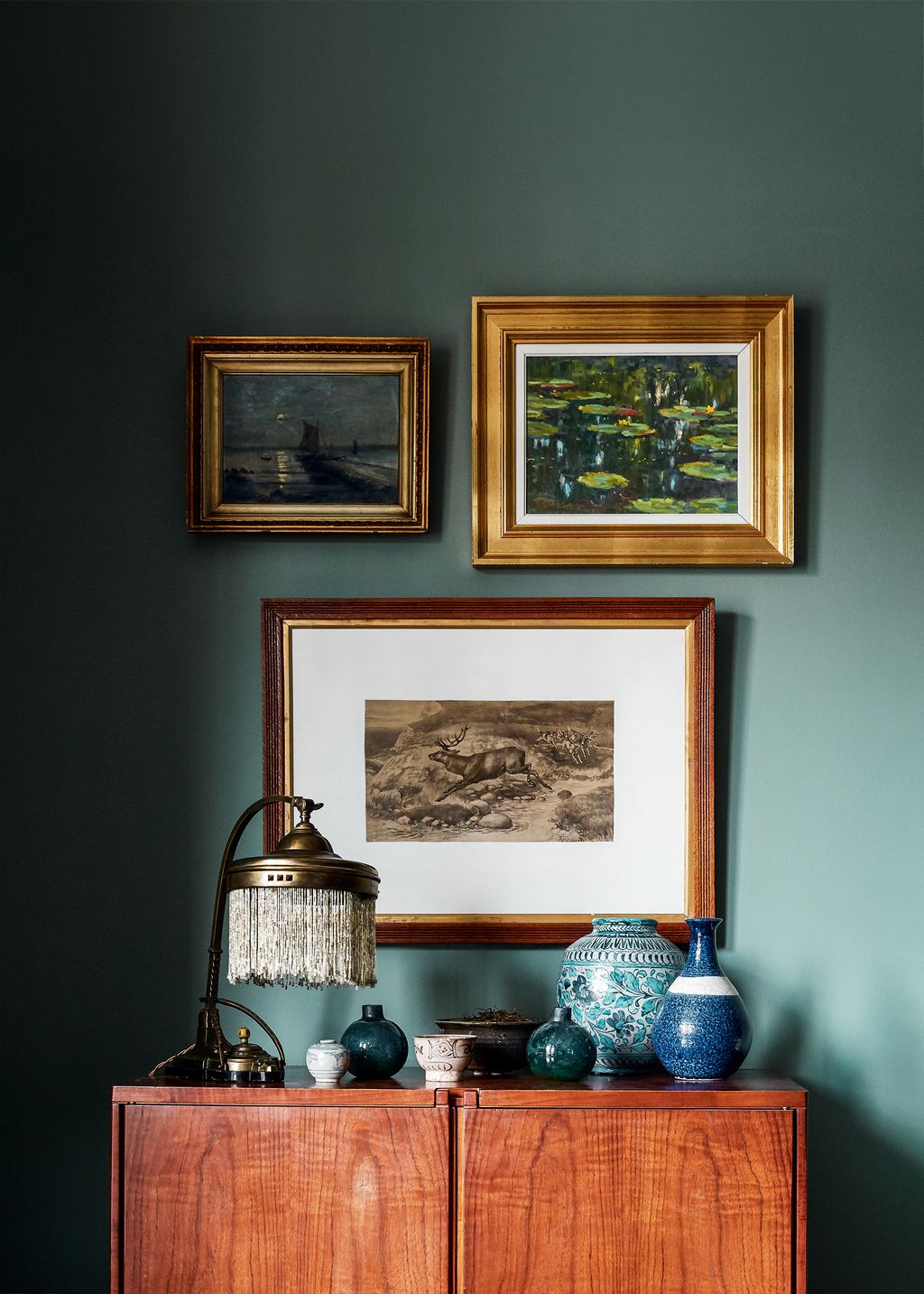 Image may contain Interior Design Indoors Lamp and Art