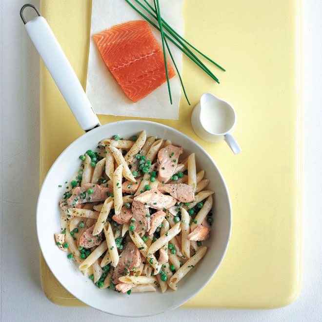 Salmon pasta recipe