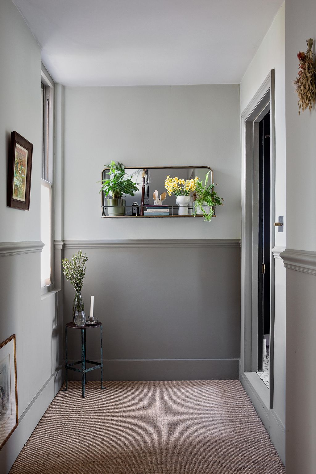 Image may contain Flooring Floor Home Decor Interior Design Indoors Shelf Rug and Plant