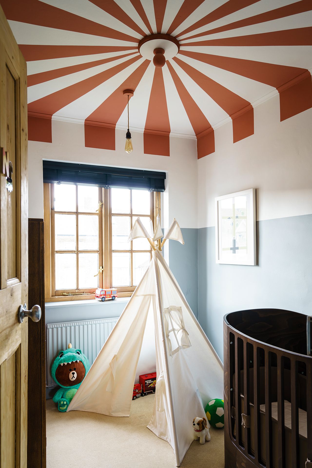 Image may contain Banister Handrail Furniture Railing Wood Interior Design and Indoors