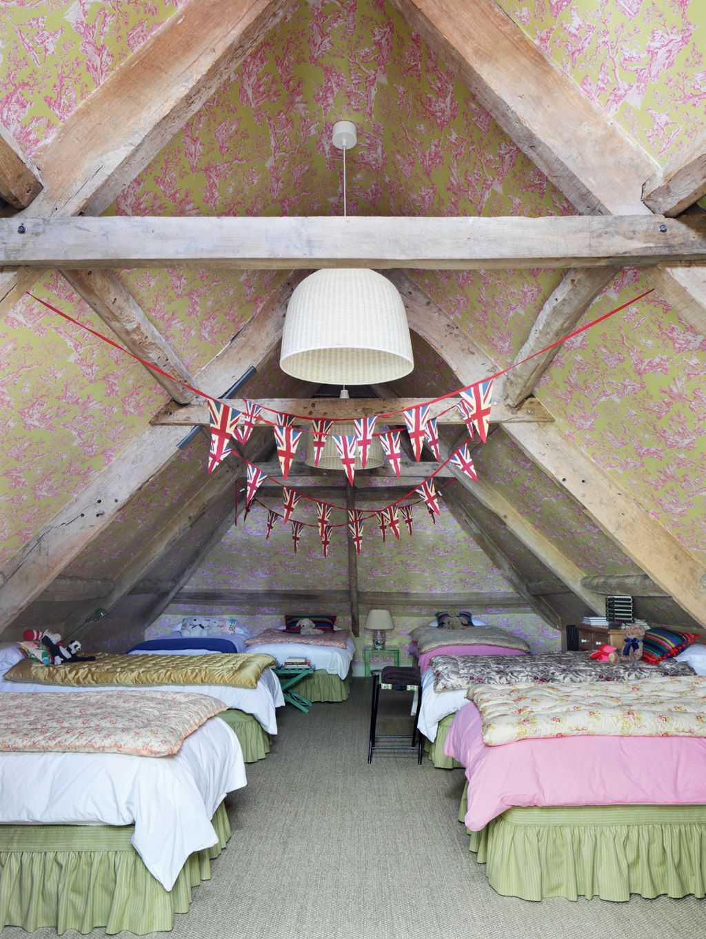 Image may contain Loft Building Housing Attic Indoors Furniture Bed Room Bedroom and Dorm Room