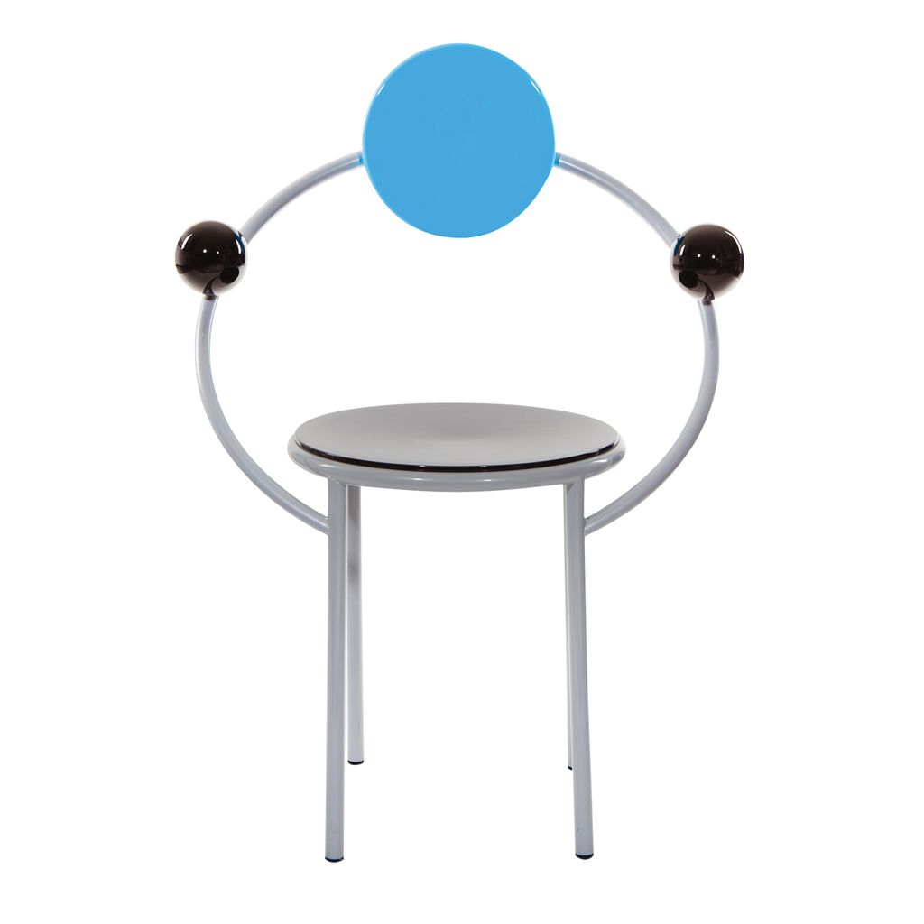 ‘First chair by Michele De Lucchi.