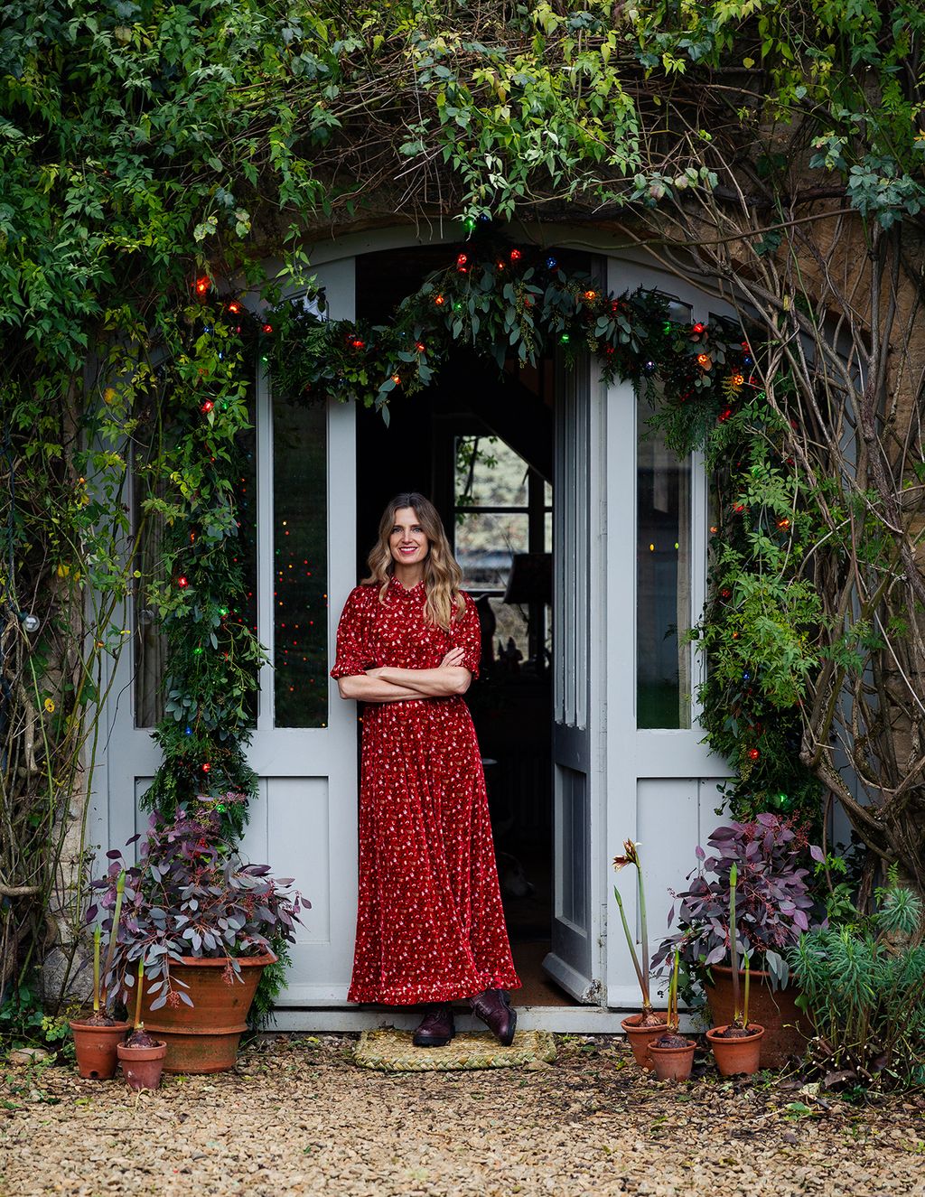 Image may contain Human Person Clothing Apparel Amanda Brooks Evening Dress Fashion Gown Robe and Plant