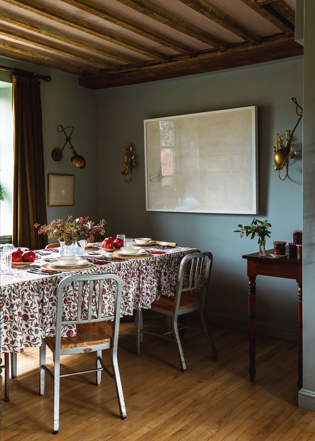 Image may contain Furniture Chair Room Indoors Dining Room Interior Design Table Dining Table Flooring and Wood