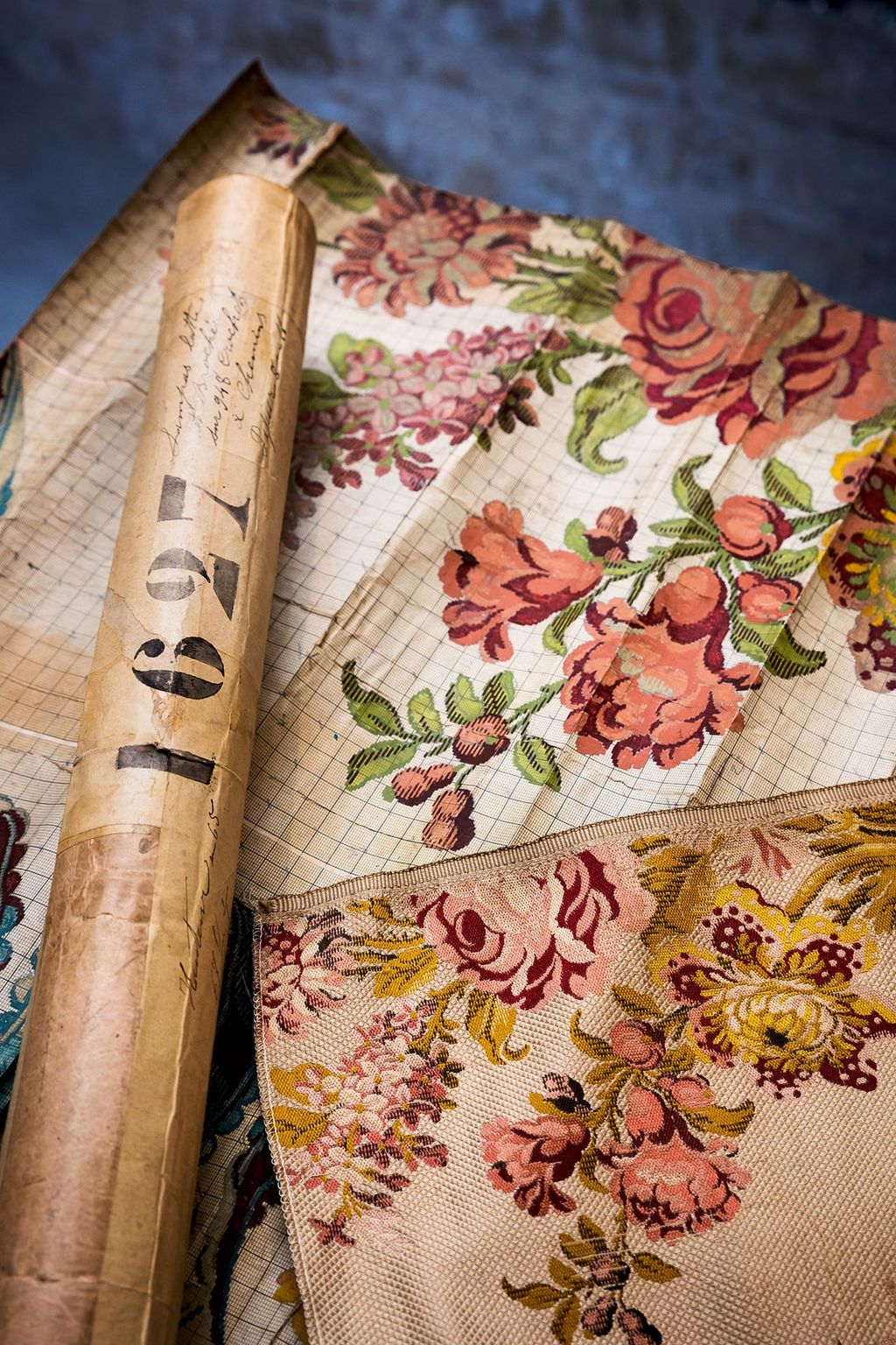 Original paper plan of a La Manach design | Le Manach Woven from the archives | Decoration