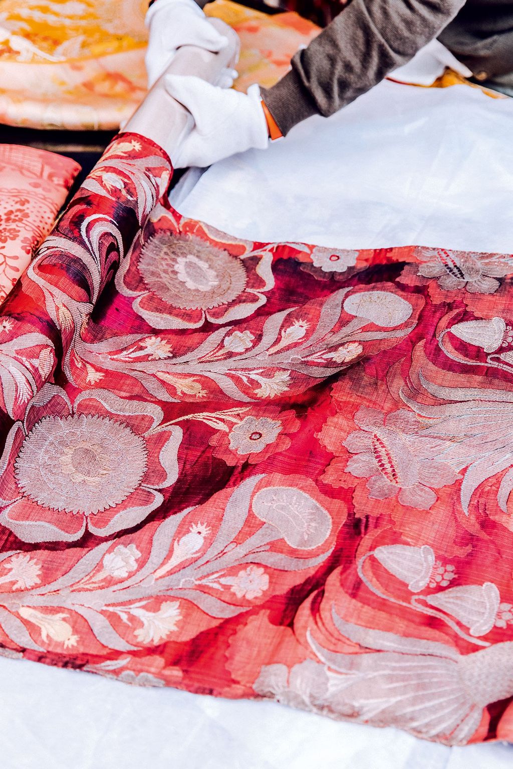 Seventeenth century silk | Le Manach Woven from the archives | Decoration